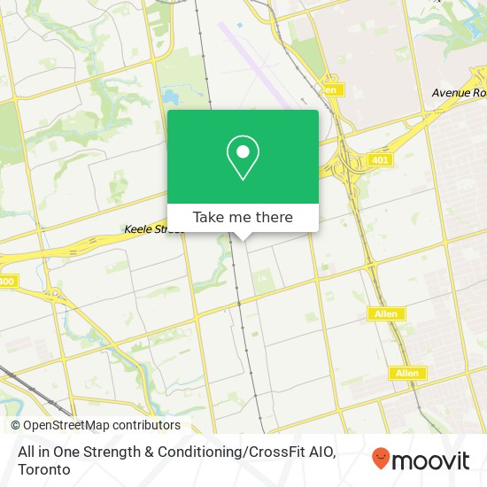 All in One Strength & Conditioning / CrossFit AIO map