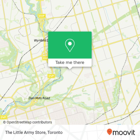 The Little Army Store map