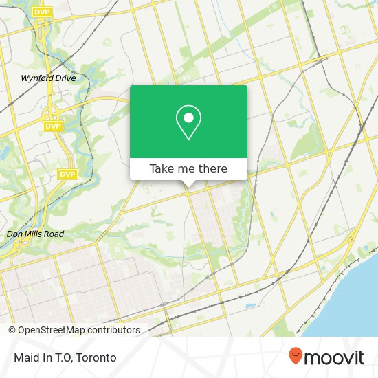 Maid In T.O map