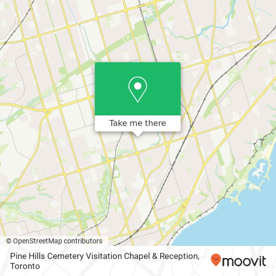 Pine Hills Cemetery Visitation Chapel & Reception map