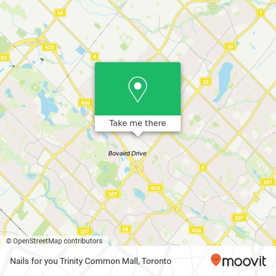 Nails for you Trinity Common Mall map