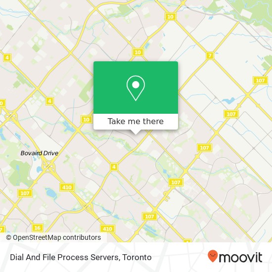 Dial And File Process Servers map