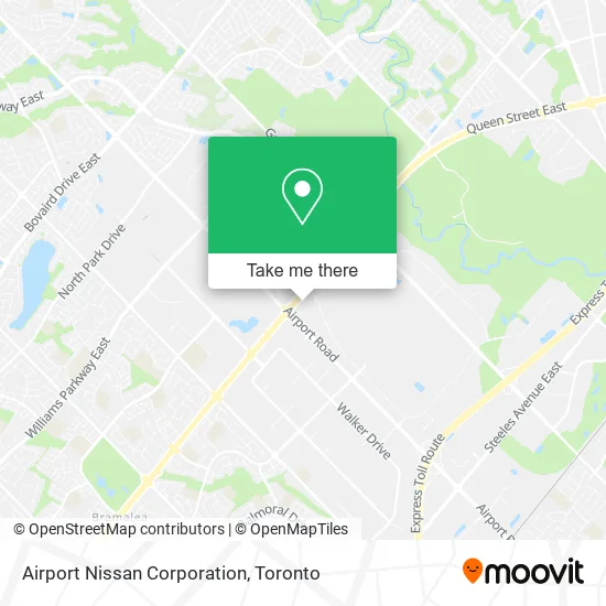 Airport Nissan Corporation map