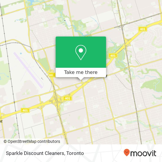 Sparkle Discount Cleaners map