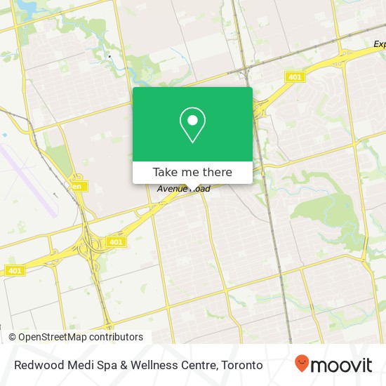 Redwood Medi Spa & Wellness Centre map