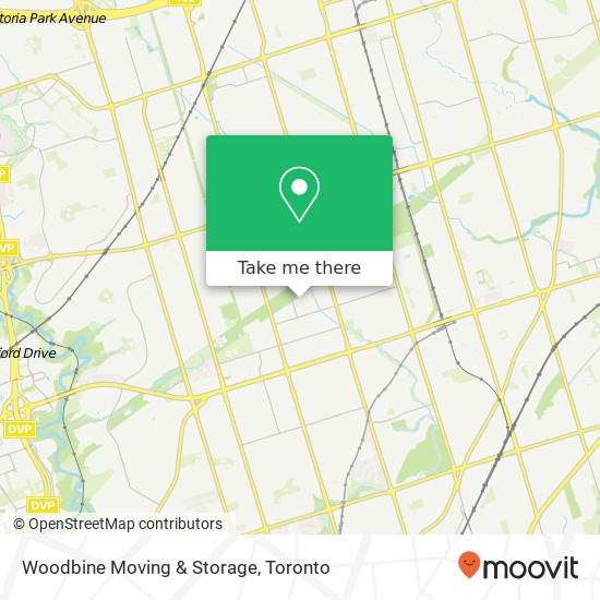 Woodbine Moving & Storage map