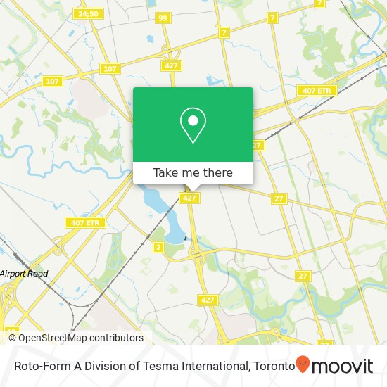 Roto-Form A Division of Tesma International map
