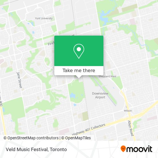 Veld Music Festival map