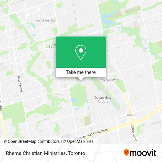 Rhema Christian Ministries map