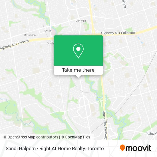 Sandi Halpern - Right At Home Realty map