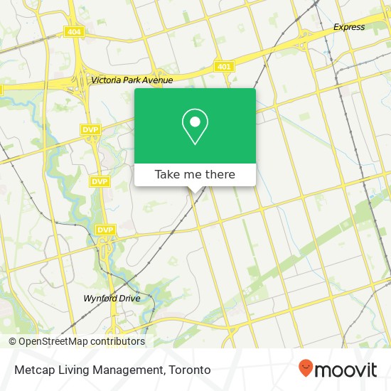 Metcap Living Management map