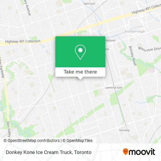 Donkey Kone Ice Cream Truck map