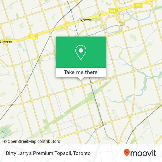 Dirty Larry's Premium Topsoil map