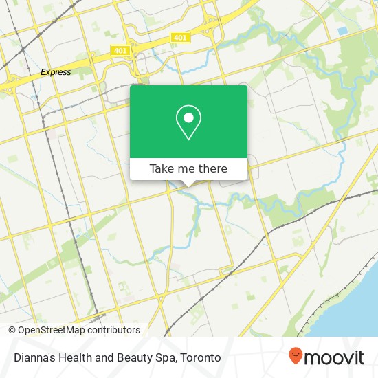 Dianna's Health and Beauty Spa map