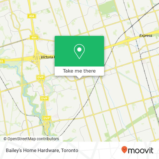 Bailey's Home Hardware map