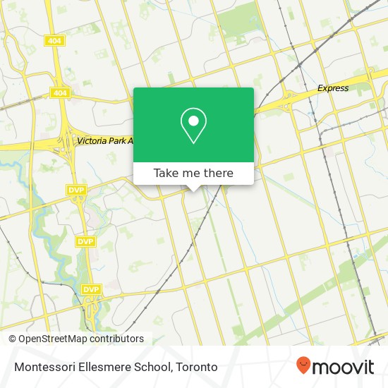 Montessori Ellesmere School map
