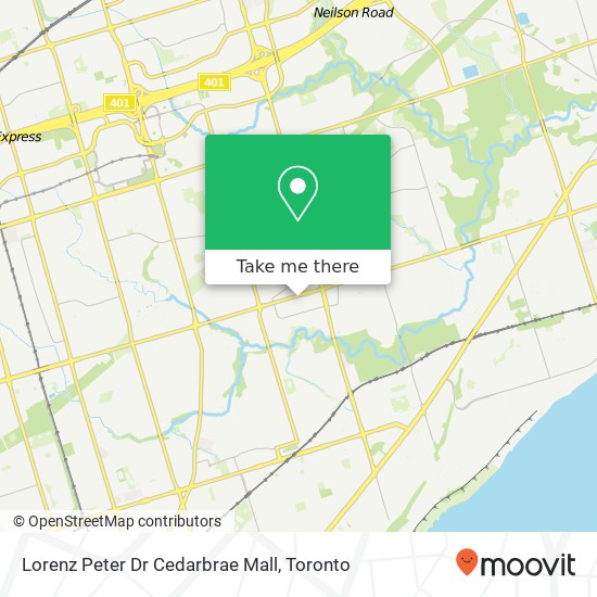 Lorenz Peter Dr Cedarbrae Mall map