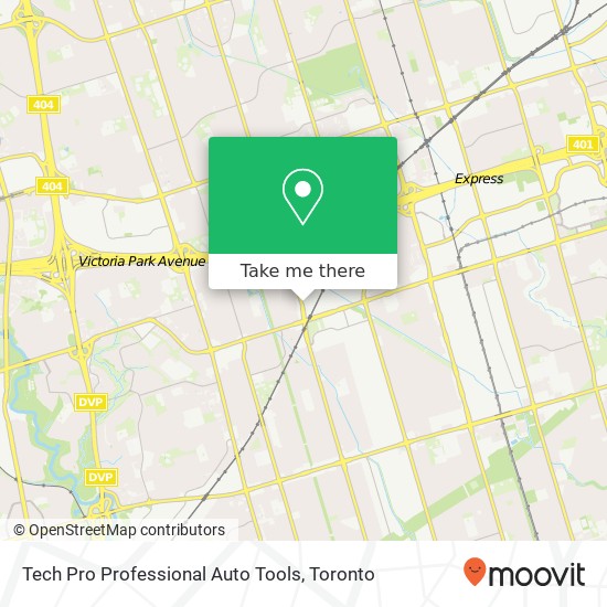 Tech Pro Professional Auto Tools map