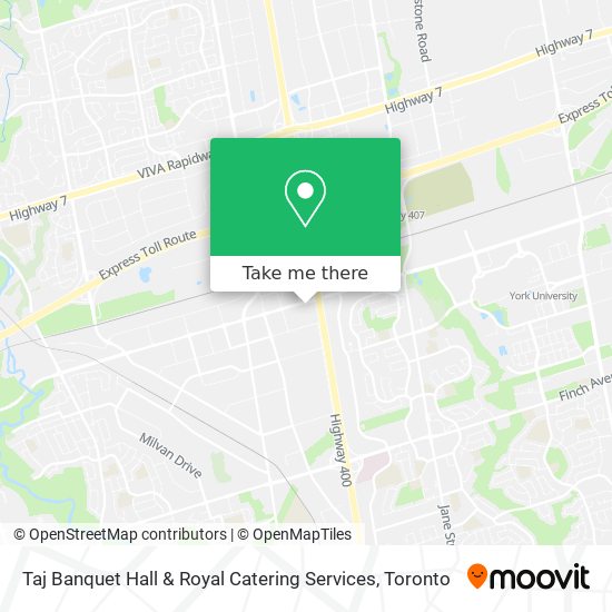 Taj Banquet Hall & Royal Catering Services map