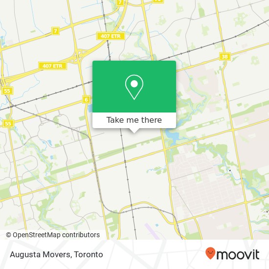 Augusta Movers map