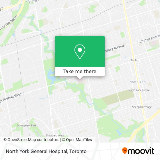 North York General Hospital plan