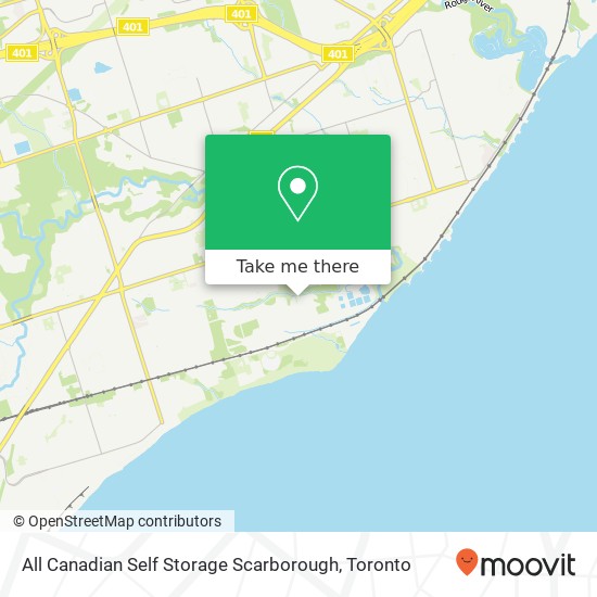 All Canadian Self Storage Scarborough plan