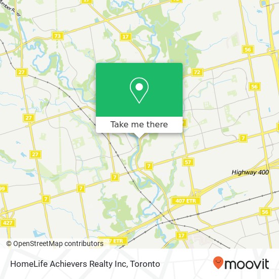 HomeLife Achievers Realty Inc map