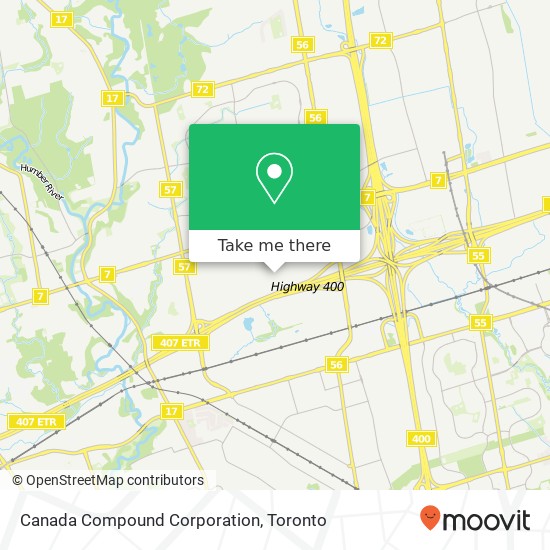 Canada Compound Corporation map