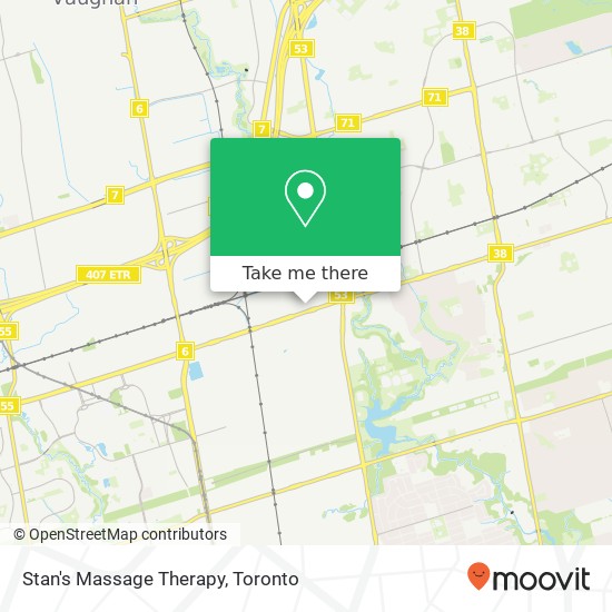 Stan's Massage Therapy map