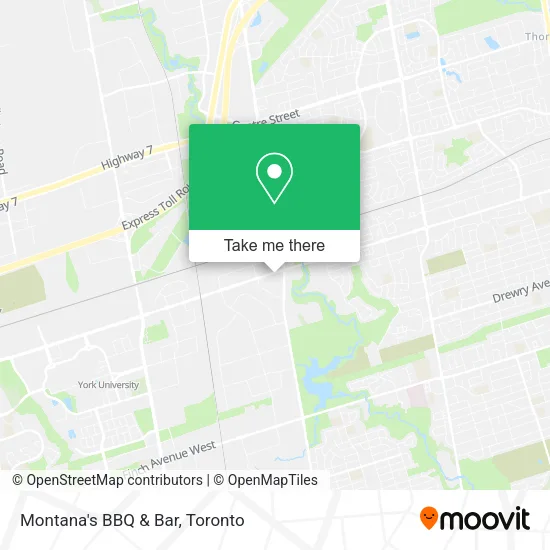 Montana's BBQ & Bar map