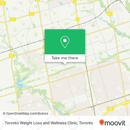 Toronto Weight Loss and Wellness Clinic map
