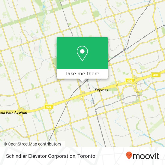 Schindler Elevator Corporation map