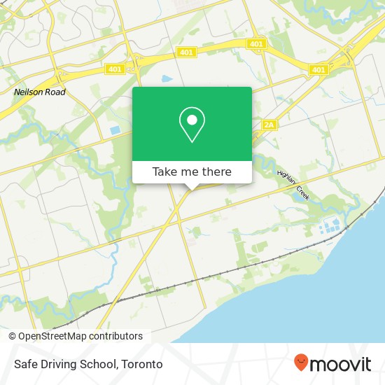 Safe Driving School map