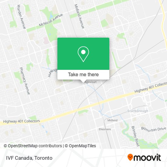IVF Canada map