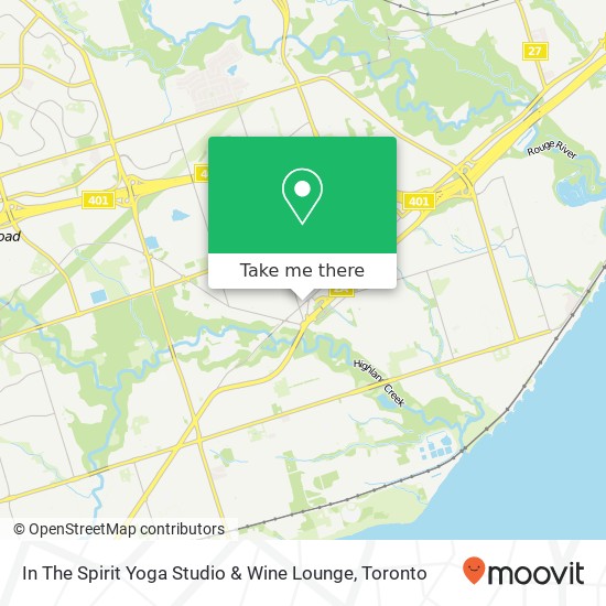 In The Spirit Yoga Studio & Wine Lounge map