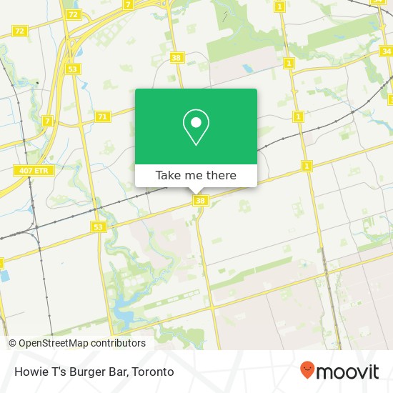 Howie T's Burger Bar plan