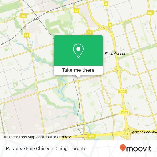 Paradise Fine Chinese Dining map