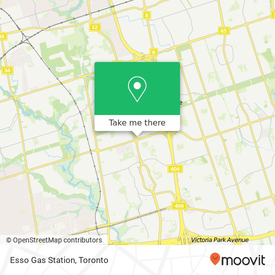 Esso Gas Station map