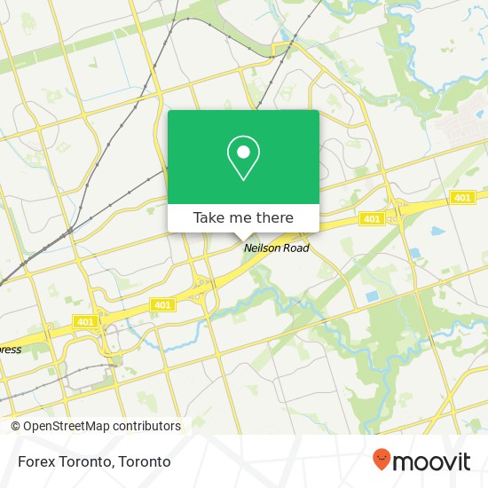 Forex Toronto map