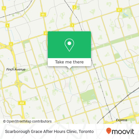 Scarborough Grace After Hours Clinic map