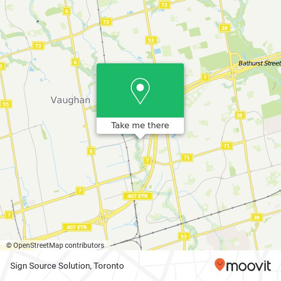 Sign Source Solution map