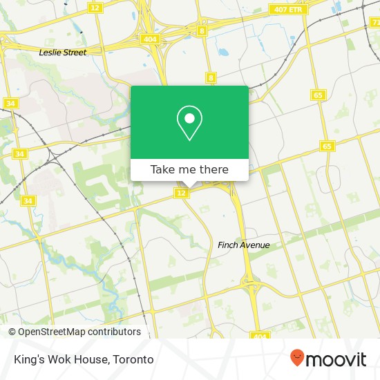 King's Wok House map