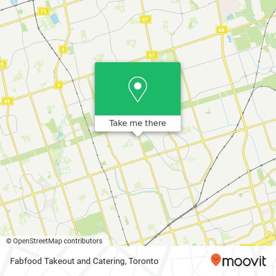 Fabfood Takeout and Catering map
