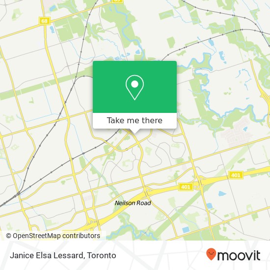 Janice Elsa Lessard map