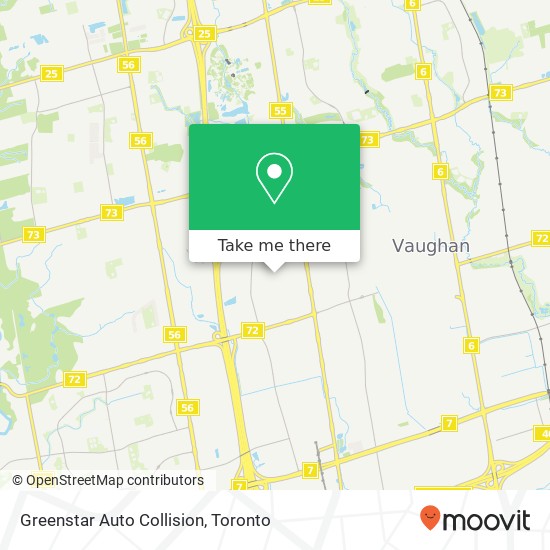 Greenstar Auto Collision map