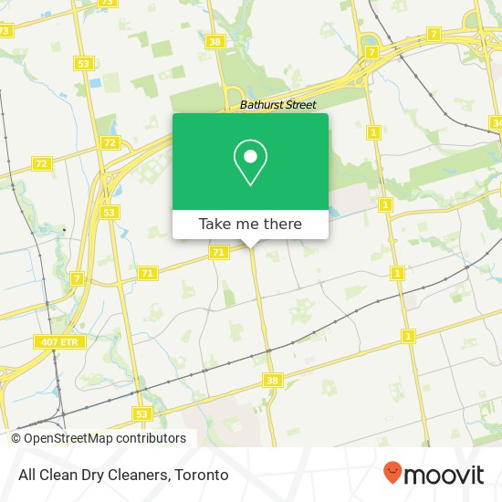 All Clean Dry Cleaners map