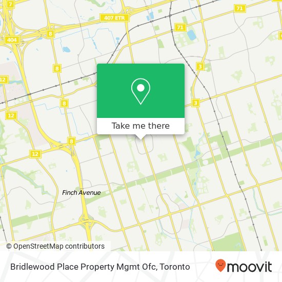Bridlewood Place Property Mgmt Ofc map