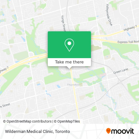 Wilderman Medical Clinic map