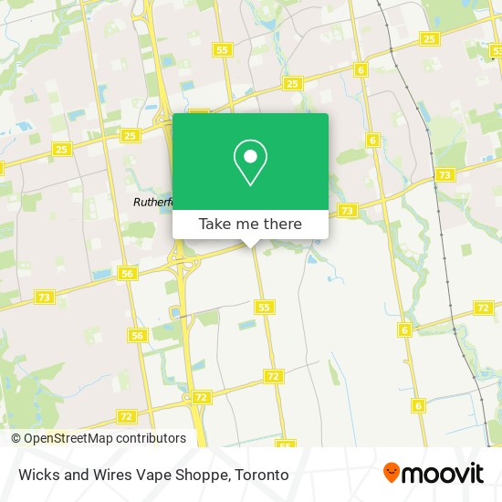 Wicks and Wires Vape Shoppe map