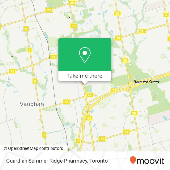 Guardian Summer Ridge Pharmacy map